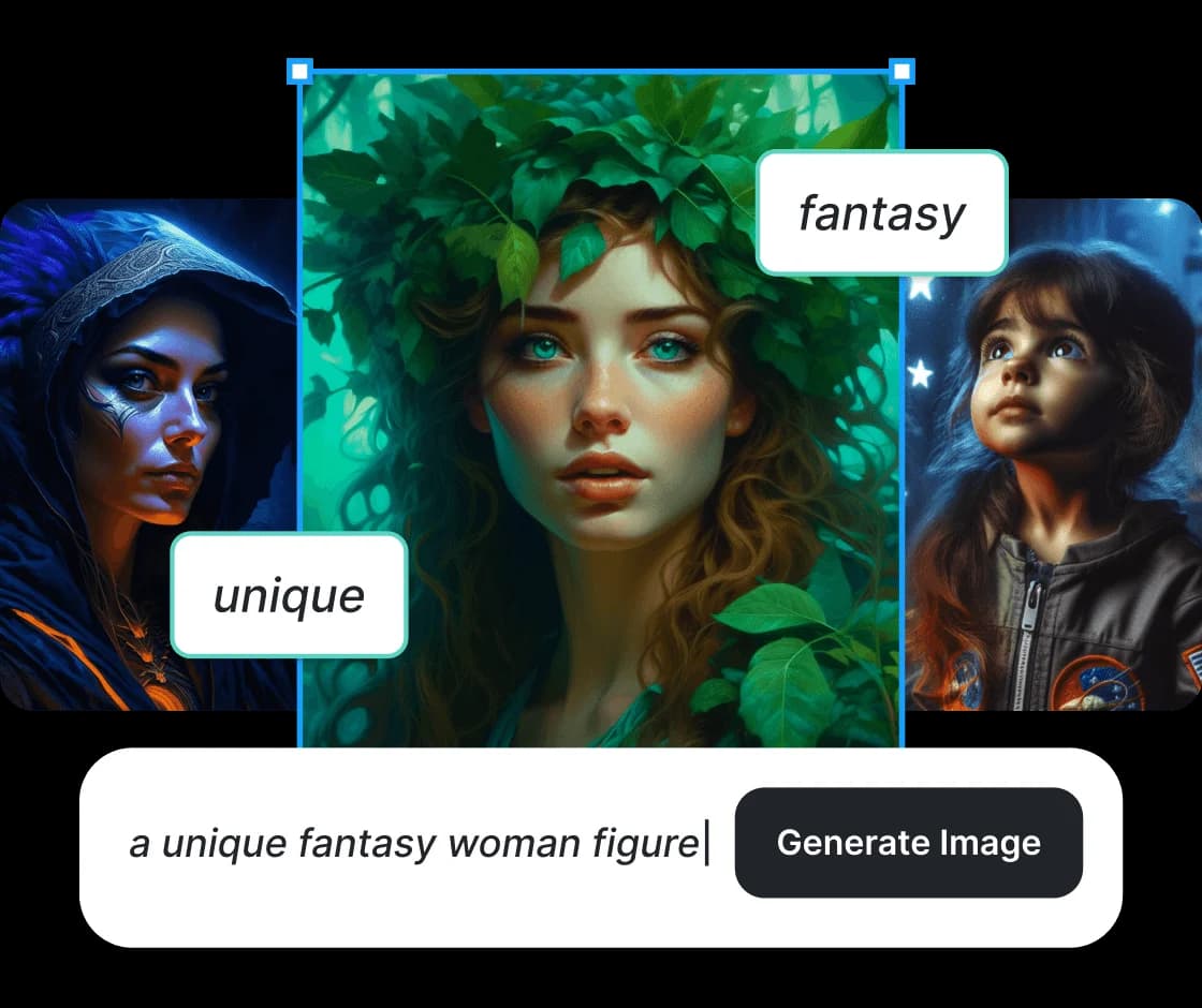 Entering a prompt to generate an AI image in ArtShifted